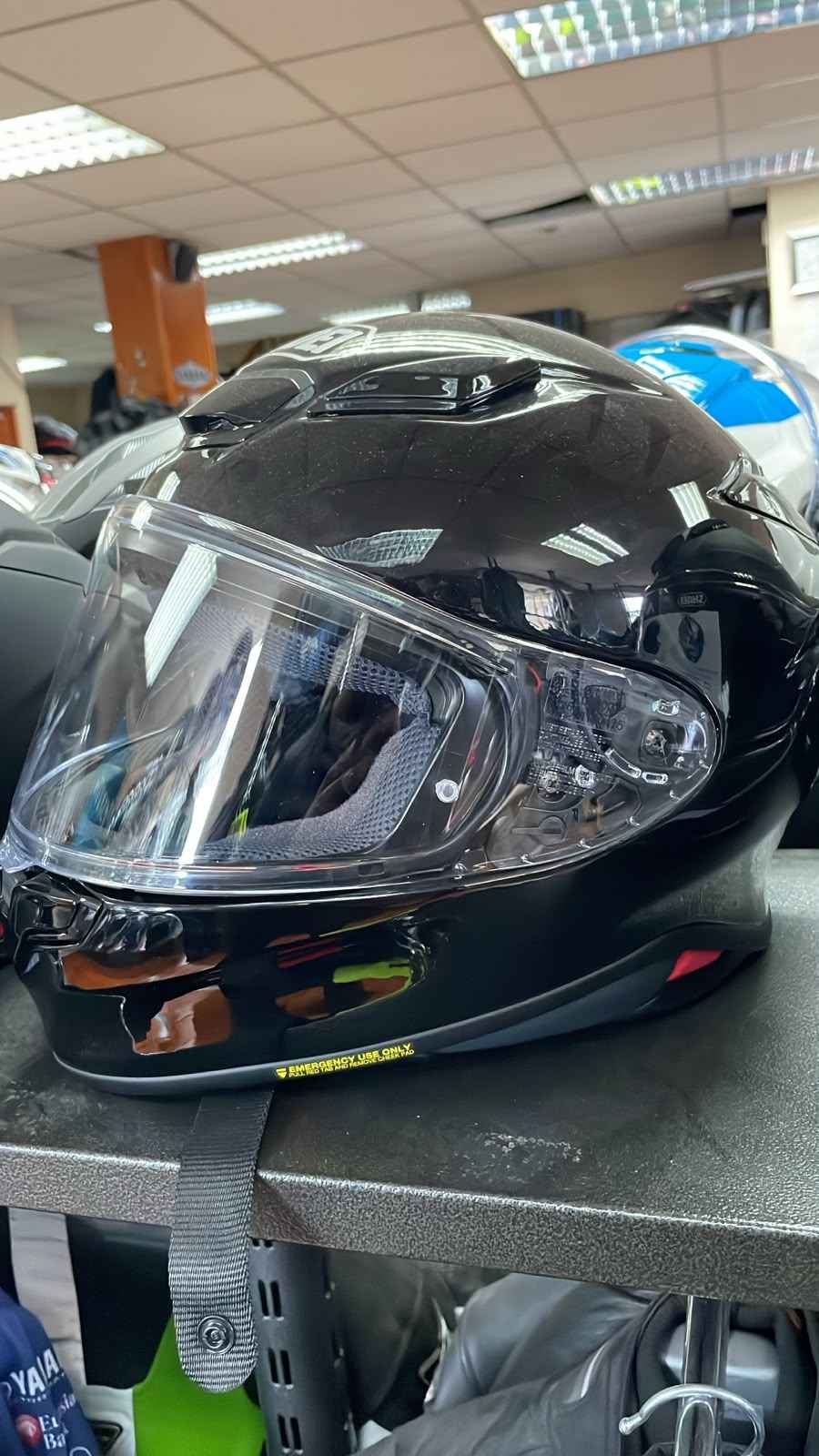 Shoei NXR2 Gloss Black Full Face Motorcycle Helmet ECE 22.06