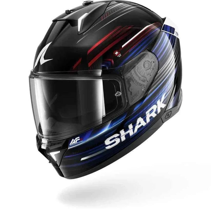 SKWAL i3 LIGHT-BLUR Black Red Blue Motorcycle Helmet
