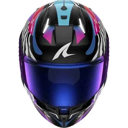 SKWAL i3 SPEED-FANCY Black White Blue Motorcycle Helmet