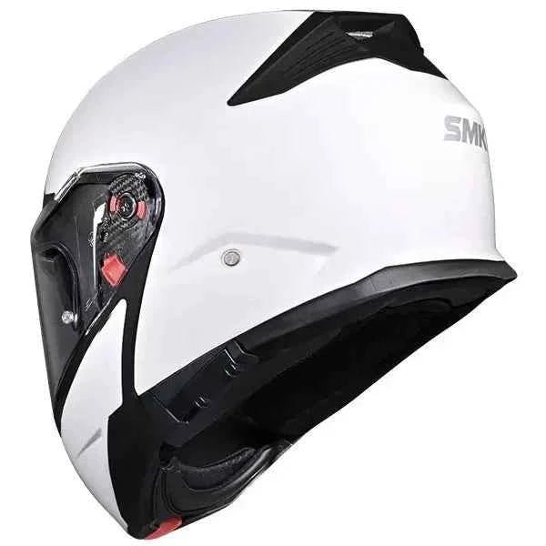 SMK Gullwing Unicolour GL100 White MOTORBIKE AND MOTORCYCLE HELMET