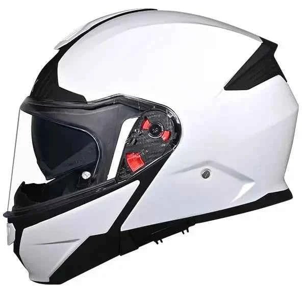 SMK Gullwing Unicolour GL100 White MOTORBIKE AND MOTORCYCLE HELMET