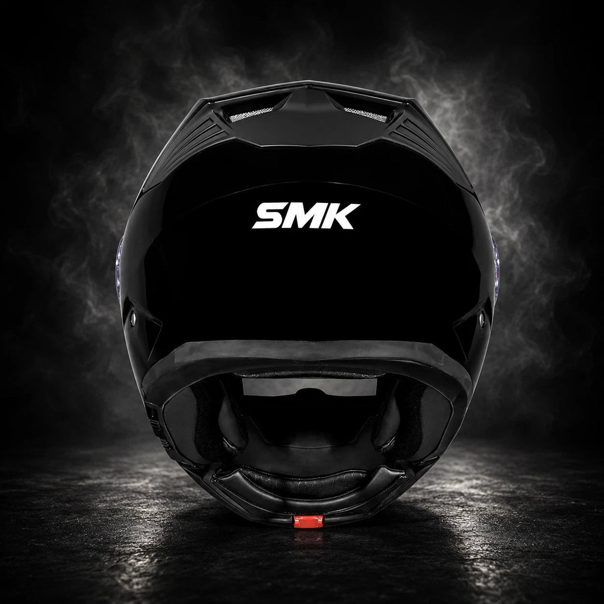 SMK Gullwing Unicolour MA200 Matt Black MOTORCYCLE MOTORBIKE HELMET