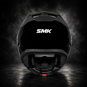 SMK Gullwing Unicolour MA200 Matt Black MOTORCYCLE MOTORBIKE HELMET