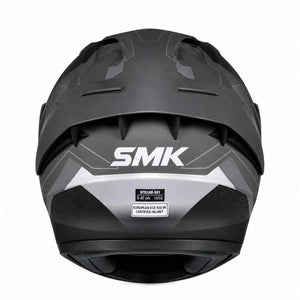 SMK Typhoon Rival GL213 Full Face Motorcycle Helmet with Free Black Visor – ECE