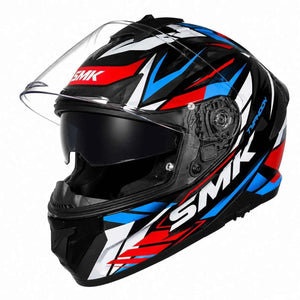 SMK Typhoon Rival GL213 Full Face Motorcycle Helmet with Free Black Visor – ECE