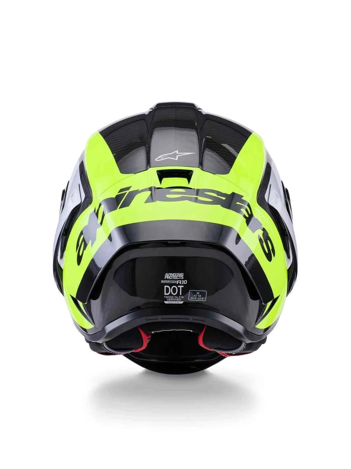 Supertech R10 Arius – Lightweight Full-Face Helmet Carbon Hiviz