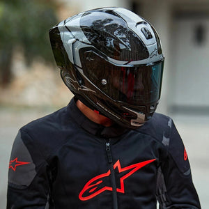 Supertech R10 Helmet – Lightweight Full Face Motorcycle Helmet | Black /Grey