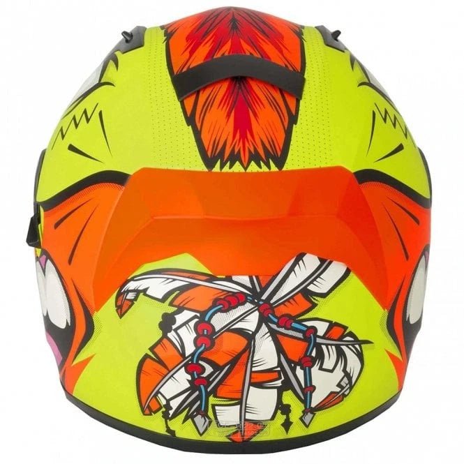 VCAN V-Can ECE 2206 H128 Mohawk Motorcycle Helmet