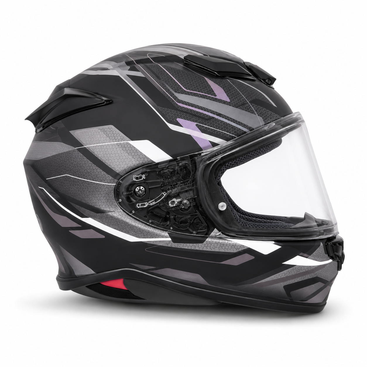 Shoei NXR2 Capriccio TC-5 Black Silver Full Face Motorcycle Helmet ECE 22.06