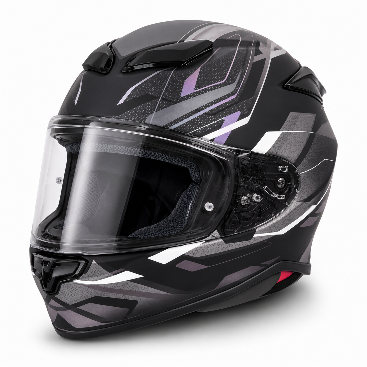 Shoei NXR2 Capriccio TC-5 Black Silver Full Face Motorcycle Helmet ECE 22.06