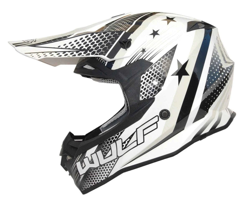 Wulfsport Off Road Iconic Adult Helmet Motocross Racing MX Helmet ATV Quad Crash